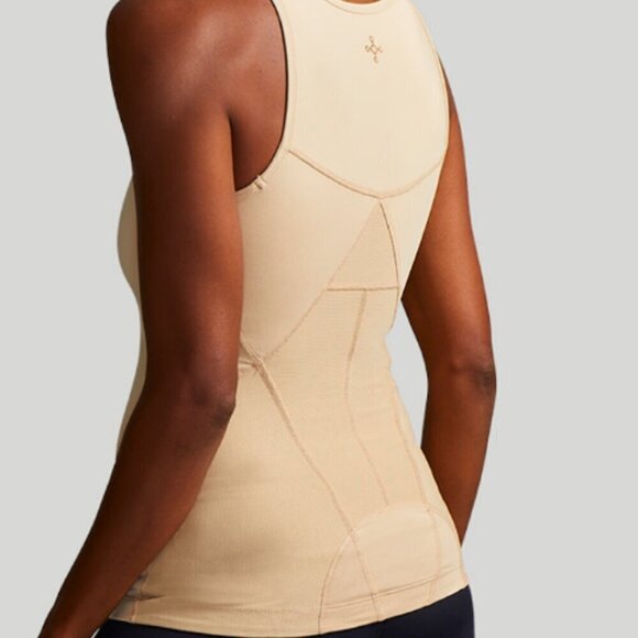 Tommie Copper Lower Back Support Tank & Capri Leggings in Black Size XL New - Picture 7 of 9